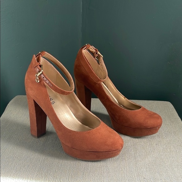 Guess Shoes - Guess Brown Platform Heels